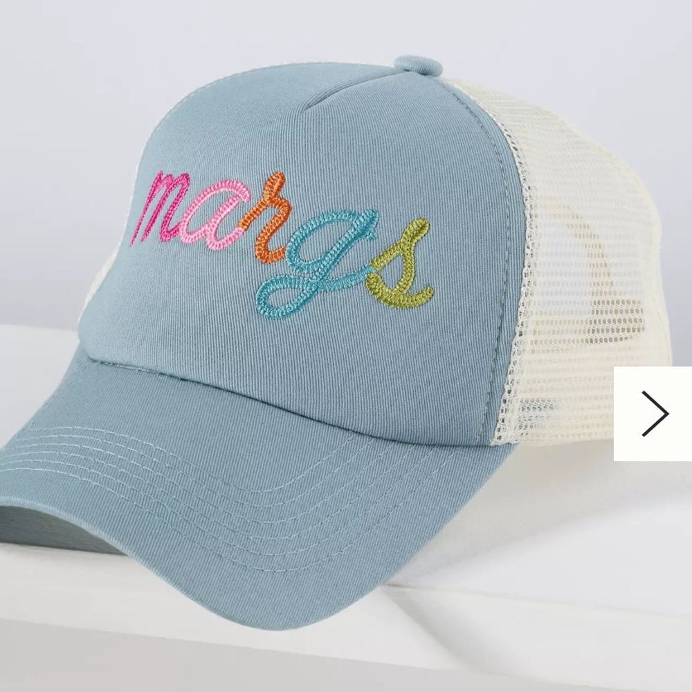 Anthropologie Worn/West Coastal Trucker Hat